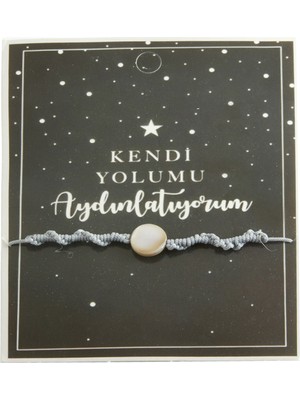 Meks Sedef Ip Bileklik