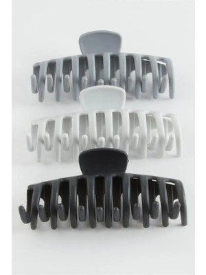 Meks Düz Renkli Mandal Toka 11 cm