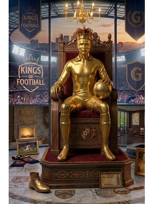 Fut Cards Tr Kings Of Football | Kral Cristiano Futbolcu Figür
