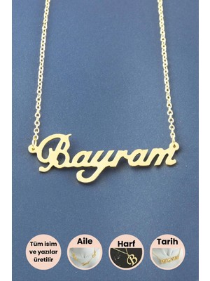 Pileli Store Bayram Isimli Kolye