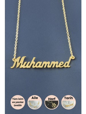 Pileli Store Muhammed Isimli Kolye