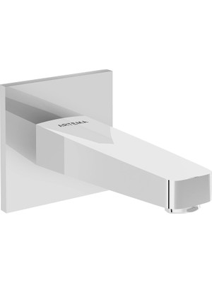 TeknoKapsül Vitra Root Square A42739 Çıkış Ucu, Krom