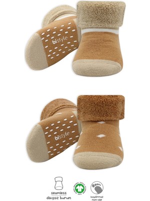 Bistyle 2li Havlu Soket Kaymaz Point Boy 10506 Hardal