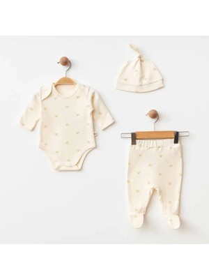 Eslenza Baby 3'lü Zıbın Takım 0038 Bej