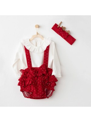 Andywawa Bebek Tulum Takım 3lü Party AC26314 Red