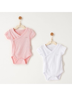 Andywawa AC25555 Jacquard Basic 2'li Zıbın Body Dark Pink White