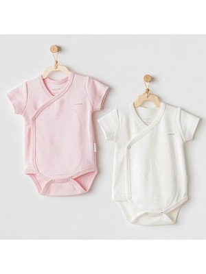 Andywawa AC25643 Cuddly Bunny Bear 2'li Zıbın Body Ekru Pembe