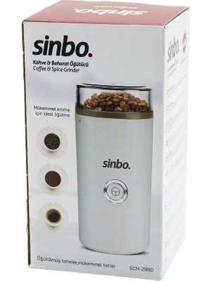 Store Kahve - Baharat Öğütücü Makine  2 Bıçaklı Çelik Öğütme Haznesi  70GR Öğütme Ac MOTOR=180W SCM-2980