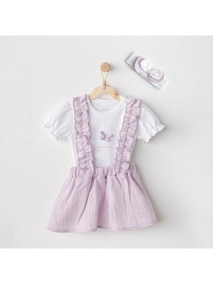 Andywawa AC25577 Magical Butterfly 3'lü Takım Lila