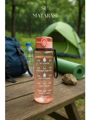Suluk & Su Şişesi & Sporcu Matara Turuncu 1000 ml