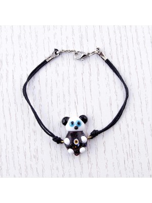 Pileli Store Panda Cam Bileklik
