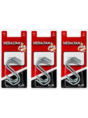 Varsoph 48 Adet No-1 - Küçük S Kanca 12X4PCS (5468)