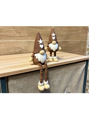 Alvera Kişiselleştirilebilir 2'li Sarkan Bacaklı Cüce Figürü