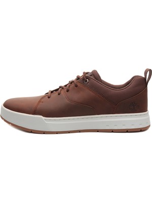 TB0A5Z1S3581 Timberland Maple Grove Leather Ox Erkek Spor Ayakkabı Kahve