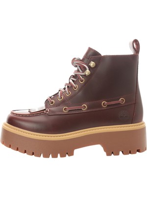 TB0A27YZEIW1 Timberland Stone Street Mıd Lace Up Boot Kadın Bot ve Çizme Kahve