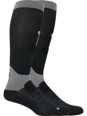 Asics Performance Run Compression Sock Unisex Black/obsidian Grey  3013B344-001