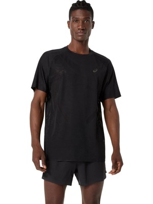 Asics Metarun Ss Top Erkek Black/obsidian Grey Kısa Kollu Tshirt 2011D510-001