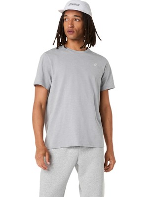 Asics Asics Spiral Embroidery Tee Erkek Clay Grey/jasper Green Kısa Kollu Tshirt 2031F458-020