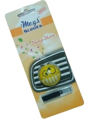 Midas Toptan Home Meys Sarı Emoji Havalandırma Klips Araç Oto Izgara Kokusu Mango