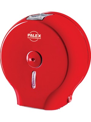 Palex 3444-B Mini Jumbo Tuvalet Kağıdı Dispenseri Kırmızı