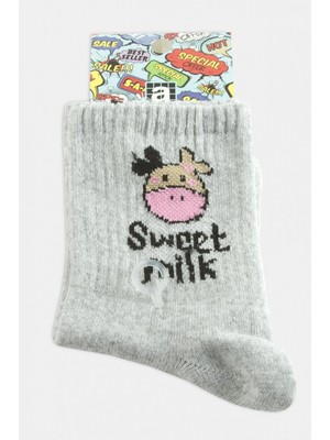 Pileli Store Inek Kolej Çorap 8*28
