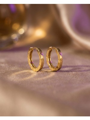 Paksoy 22 Ayar Altın Küpe Halka Küpe 3.40GR - K01082