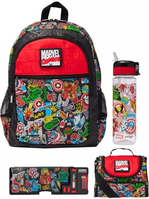 Smiggle Marvel Okul Çantası 4’lü Set