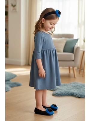 Ceyda Babet Ceyda Shoes Süslü Kadife Ev,hac, Umre Babeti, Hediye, Günlük Babet,tüylü Babet, Panduf, Patik, Gösteri Pisi Pisi Ponpon
