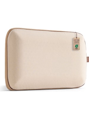 Viscotex Pamuk Kılıflı Medium Visco Ortopedik Yastık, Kahverengi, 60X40X13 cm