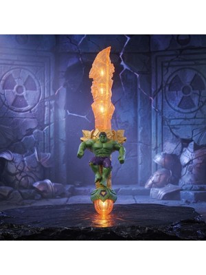 Kuzey Oyuncak 58 cm Turuncu LED Işıklı Hulk Kılıç Turuncu LED Işıklı Çubuk Yılbaşı Parti Işıkları Parti Aksesuarı