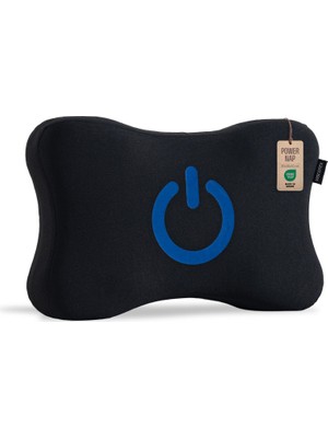 Viscotex Visco Kamp Yastığı Power Nap, 50X30X10 Cm, Siyah