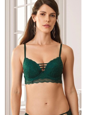 Pierre Cardin Kadın Yonca Yeşili 4751 Lyon Double Push Up Regular Destekli Sütyen TAKIMI-YEŞIL-75B