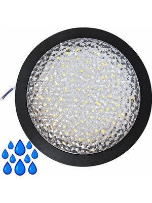 Sunlight Pırlanta Dış Mekan 3 Renk Ayarlı Sıva Üstü LED Armatür 25 Watt Siyah