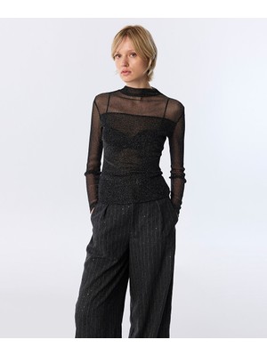 Twist Parlak Iplikli Tişört TW6260070197036