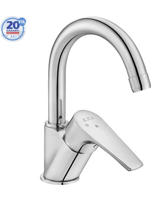 E.C.A. E.C.A Niobe Kuğu Krom Lavabo Bataryası 102188054