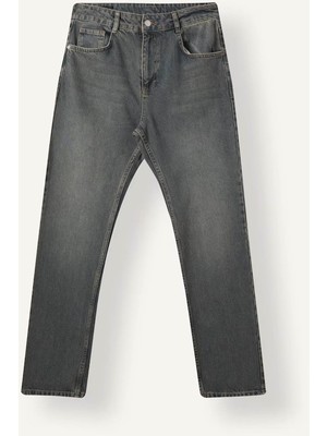 Defacto Straıght Fıt Koyu Yeşil Erkek Jean Pantolon I7299AX/NM41