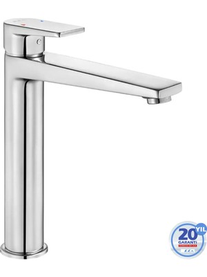 E.C.A. E.C.A Dalia Yüksek Tip Krom Lavabo Bataryası Aç - Kapa Özellikli Model 102188114