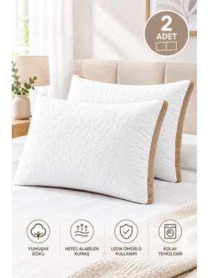 2 Adet Maxi Klimalı Silikon YASTIK-1100 GR-50X70 cm