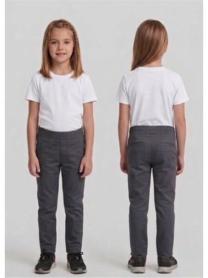 Çocuk Gabardin Okul Pantolonu Kız ve Erkek Çocuk Öğrenci Pantolonu