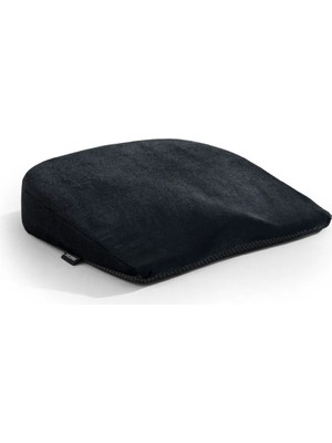 Viscotex Eğimli (Kaydırmaz Tabanlı) Visco Ortopedik Araç ve Ofis Minderi, 40X38X10/3 Cm, Siyah
