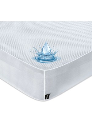 Viscotex Ultra Soft Sıvı Geçirmez Çift Kişilik Fitted Alez, Günlük Kullanıma Uygun, Nefes Alabilen Sessiz Full Kenar