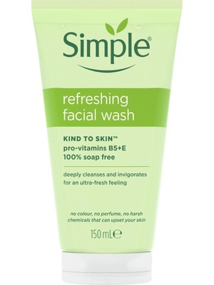 5 Adet Simple Kind To Skin Ferahlatıcı Yüz Temizleme Jeli 150 ml