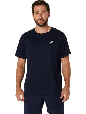 Asics  Silver Erkek Lacivert Koşu T-Shirt 2011D242-400