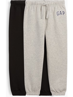 Gap Erkek Bebek Gri Relaxed Pull-On Logo Eşofman Altı (2'li)