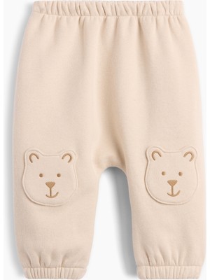 Gap Bebek Bej Vintagesoft Brannan Bear Knee Patch Jogger Eşofman Altı
