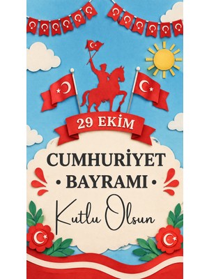 Promisebackdrop2 150X200 Cm, 29 Ekim Cumhuriyet Bayramı, Okul Etkinlik Kumaş Fon