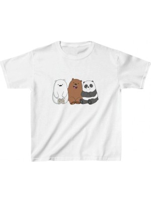 Pileli Store Çocuk   Baskılı T-Shirt - Beyaz