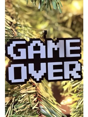 Home 4 Adet Yılbaşı Çam Agacı Süsü - Game Over