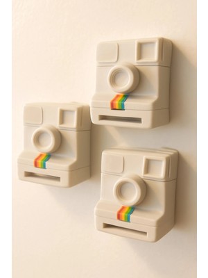 Retro Kamera Polaroid Buzdolabı Magneti