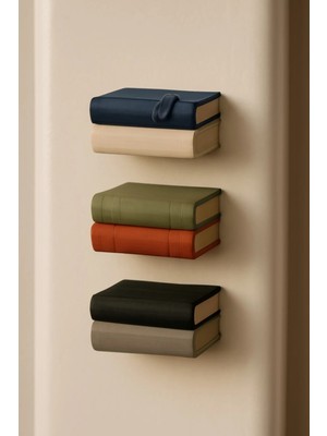 Mini Kitap Yığını Buzdolabı Magneti